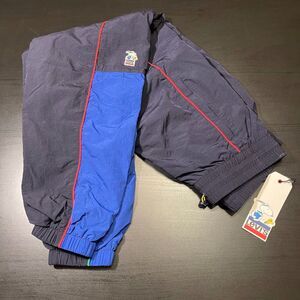 Levis X Peanuts Snoopy Track Pants Mens XS Blue Mesh Lined Nylon Tapered